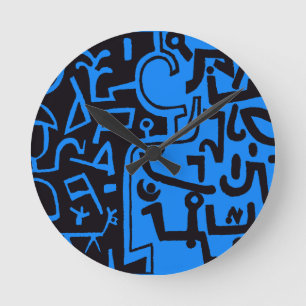 Dream Spirits Round Clock