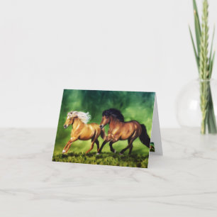 Dream Team-Icelandic Horses Thank You Card