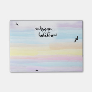 Dream ‘til the Horizon Post-it Notes