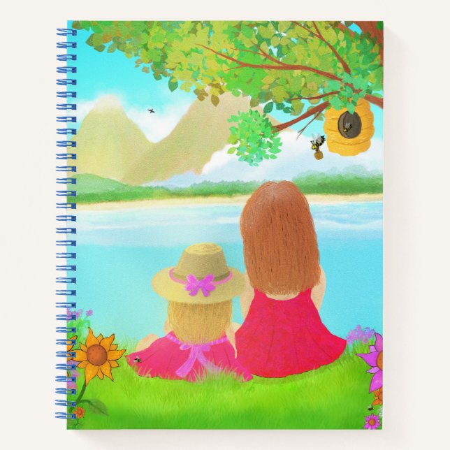 Dream View Spiral Notebook (Front)