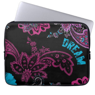 Dream Vintage Floral Pattern Laptop Sleeve