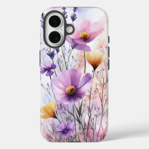 dream watercolor Lavender Bloom Phone Case