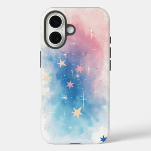Dream Watercolor Stars Pastel Galaxy Phone Case