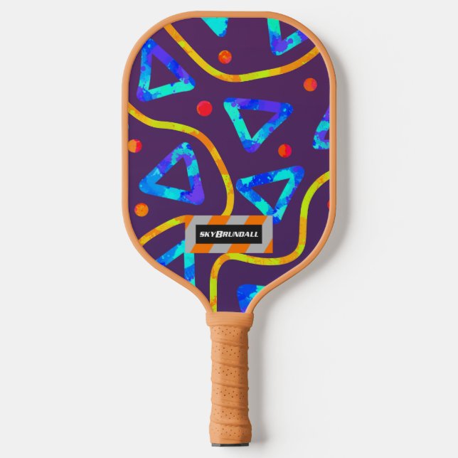 Dream Wave Festival - Arcade Crunch 1 Pickleball Paddle (Front)