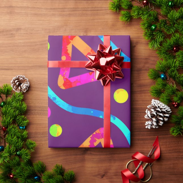 Dream Wave Festival - Arcade Crunch 2 Wrapping Paper (Holiday Gift)