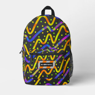 Dream Wave Festival - Thunder Burst Printed Backpack