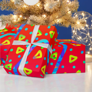 Dream Wave Festival - Warm Candy Rain Wrapping Paper