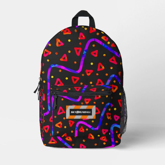 Dream Wave Festival - Wild Energy 5 Printed Backpack (Front)