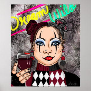 Dream Wild   Goth Lady Poster