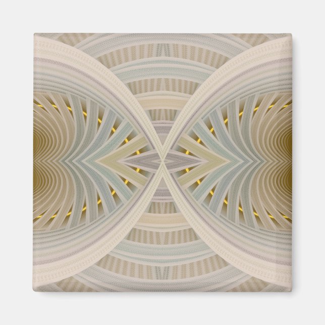 Dream Within A Dream Abstract Chevron Pattern Magnet (Front)