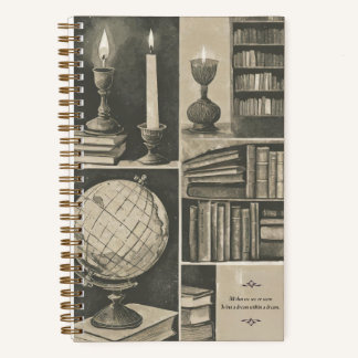 "Dream Within A Dream" Dark Academia Aesthetic Notebook