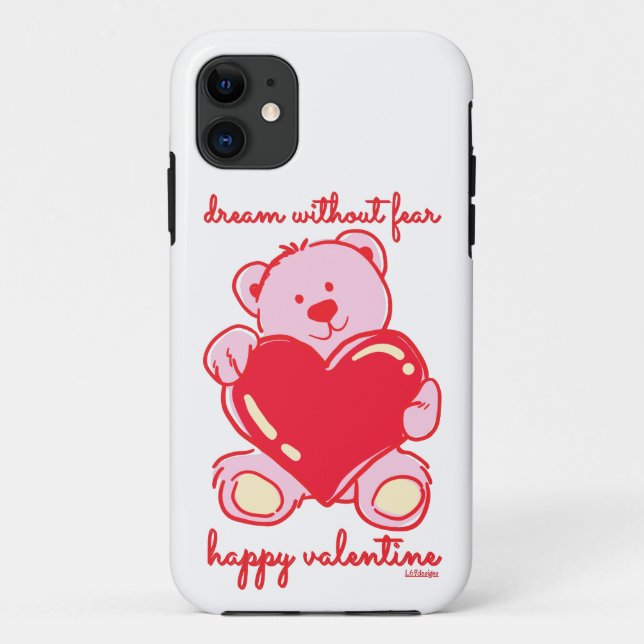 DREAM WITHOUT FEAR HAPPY VALENTINE gift            Case-Mate iPhone Case (Back)