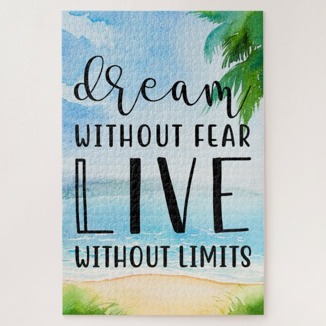 Dream Without Fear Jigsaw Puzzle (Vertical)