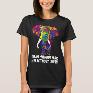 Dream Without Fear Love Without Limits LGBT Pride T-Shirt