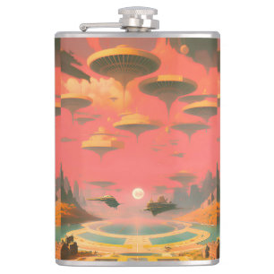 Dream World Hip Flask
