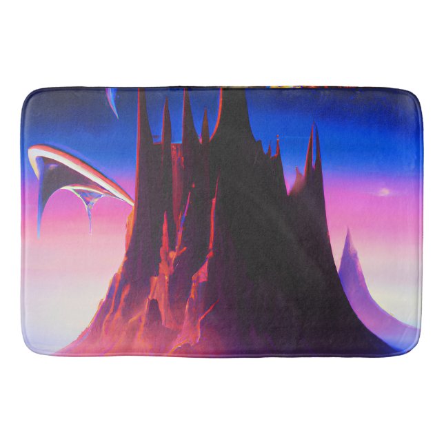 Dream World Oil Painting Bath Mat (Front)