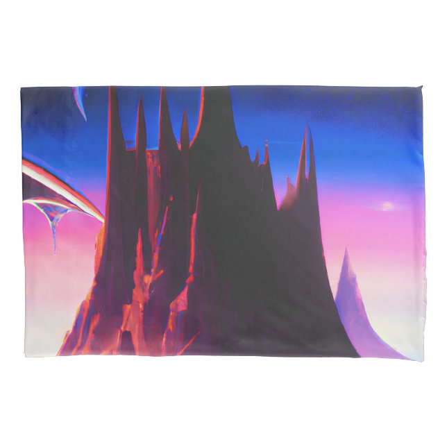 Dream World Oil Painting Pillowcase (Front)