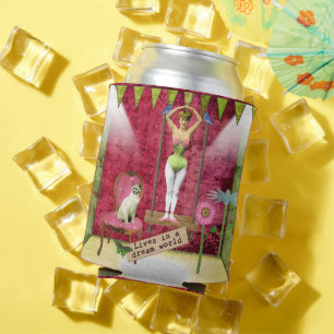 Dream World Vintage Funky Ballerina  Can Cooler