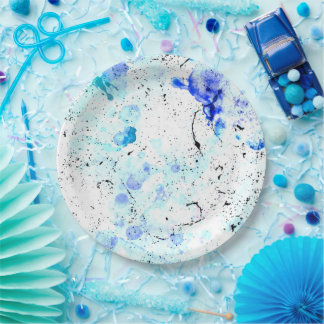 DreamAbstract BlueArt Paper Plate
