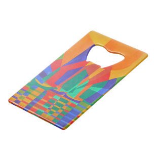 Dreamboat A Cubist Junk In Primary Colours Wallet Bottle Opener