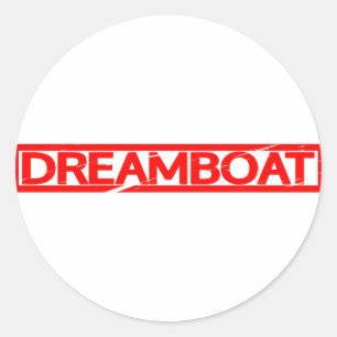 Dreamboat Stamp Classic Round Sticker