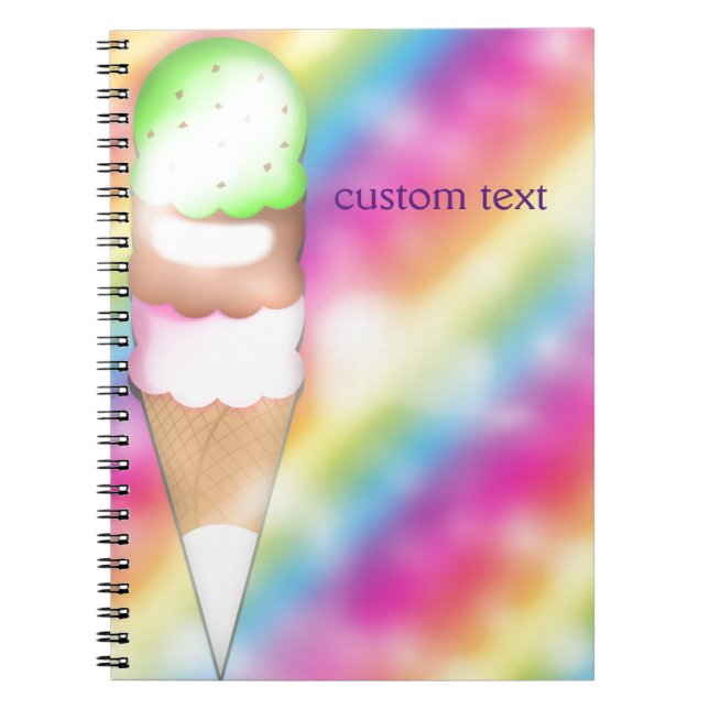 Dreambow Ice Cream Scoop Carnet Journal (Devant)