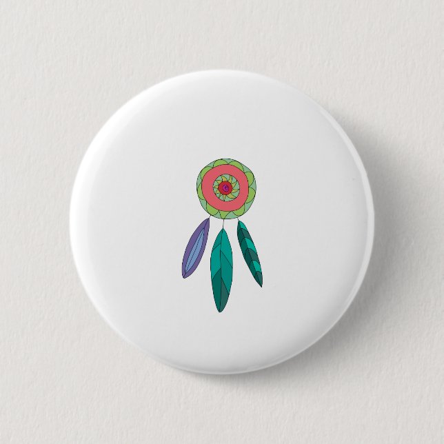 Dreamcatcher 2 Inch Round Button (Front)