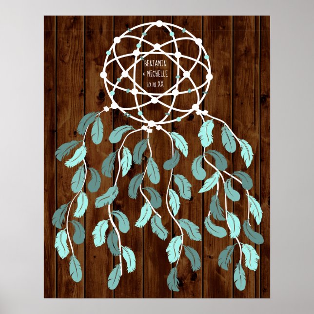 Dreamcatcher -50 Signature Guest Book Alternative (Front)