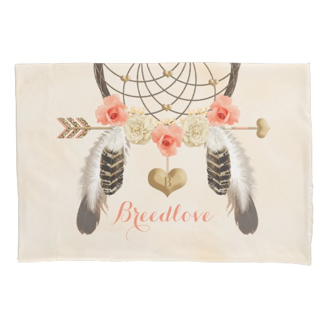 Dreamcatcher Boho Bohemian Pillowcases (Front)