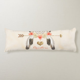 Dreamcatcher Boho Chic Body Pillow Monogrammed