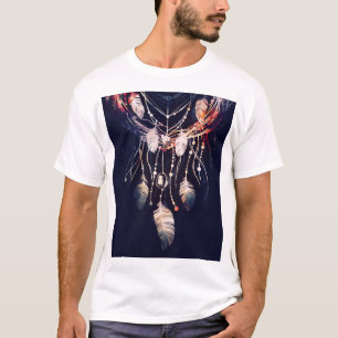 Dreamcatcher, branches, boho style, digital art. T-Shirt