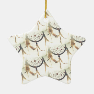 dreamcatcher ceramic ornament