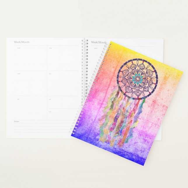 Dreamcatcher | Dentelle et perles Grunge Boho (Devant avec enveloppe)