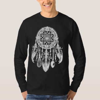 Dreamcatcher Design With Feathers For Bohemian Des T-Shirt