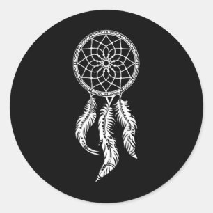 Dreamcatcher, Dream Catcher, Lucky Charms, America Classic Round Sticker