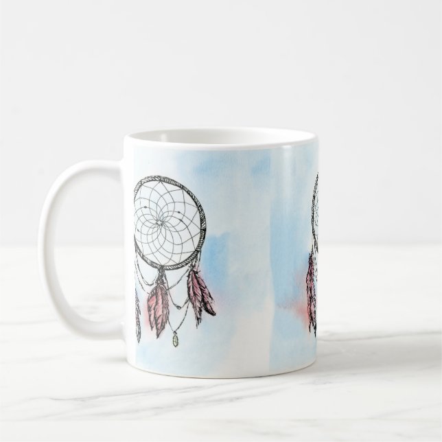 Dreamcatcher Dream design sur une Mug / Cup (Gauche)