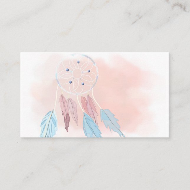 DreamCatcher Dreamcatchers Cartes de visite Abstra (Devant)