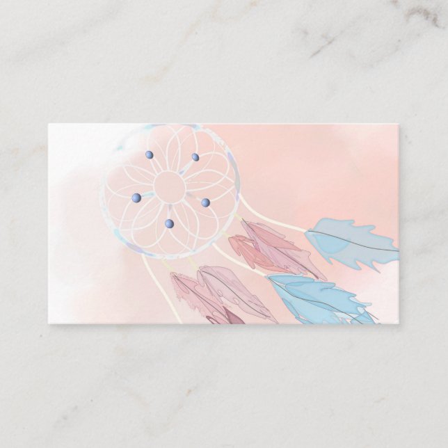 DreamCatcher Dreamcatchers Cartes de visite Abstra (Devant)