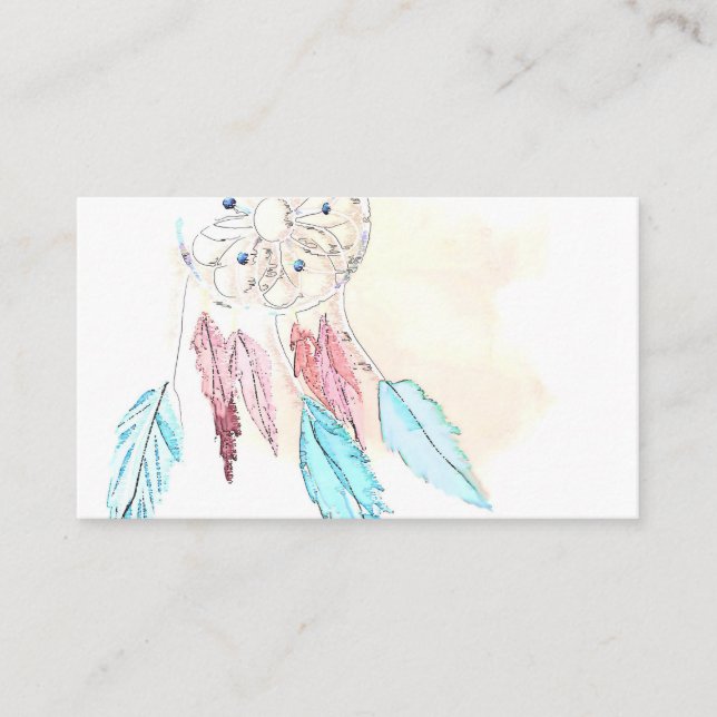 DreamCatcher Dreamcatchers Psychic Business Cards (Front)