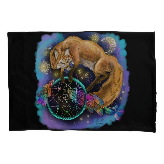 Dreamcatcher Fox Pillowcase (Front)