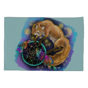 Dreamcatcher Fox Pillowcase