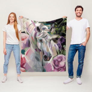 Dreamcatcher Horse fleece blanket Medium