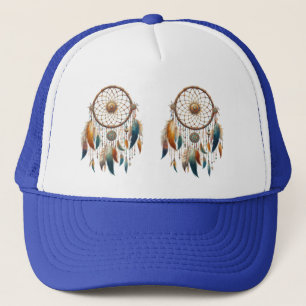 Dreamcatcher in a Bohemian theme Trucker Hat