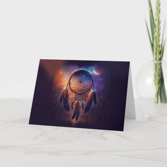 Dreamcatcher in forest forest                     card (Front)