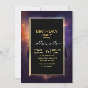 Dreamcatcher in forest forest invitation