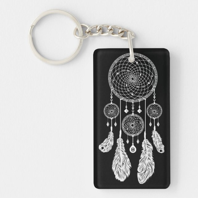 Dreamcatcher - Keychain (Black) (Front)