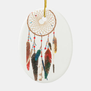Dreamcatcher new! ceramic ornament