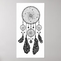 Dreamcatcher - Poster (Blanc)