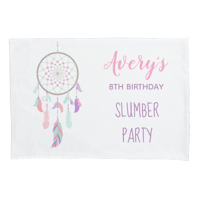 Dreamcatcher Slumber Party Pillowcase (Front)