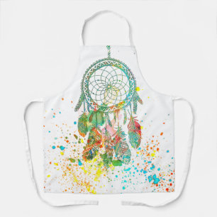 Dreamcatcher splatter apron